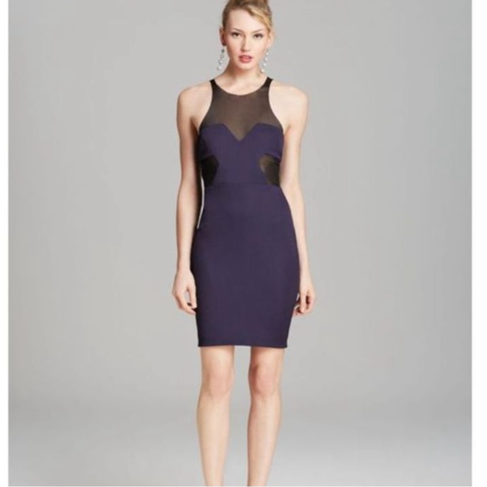 Bec & Bridge Kate Mesh Illusion Bodycon Dress